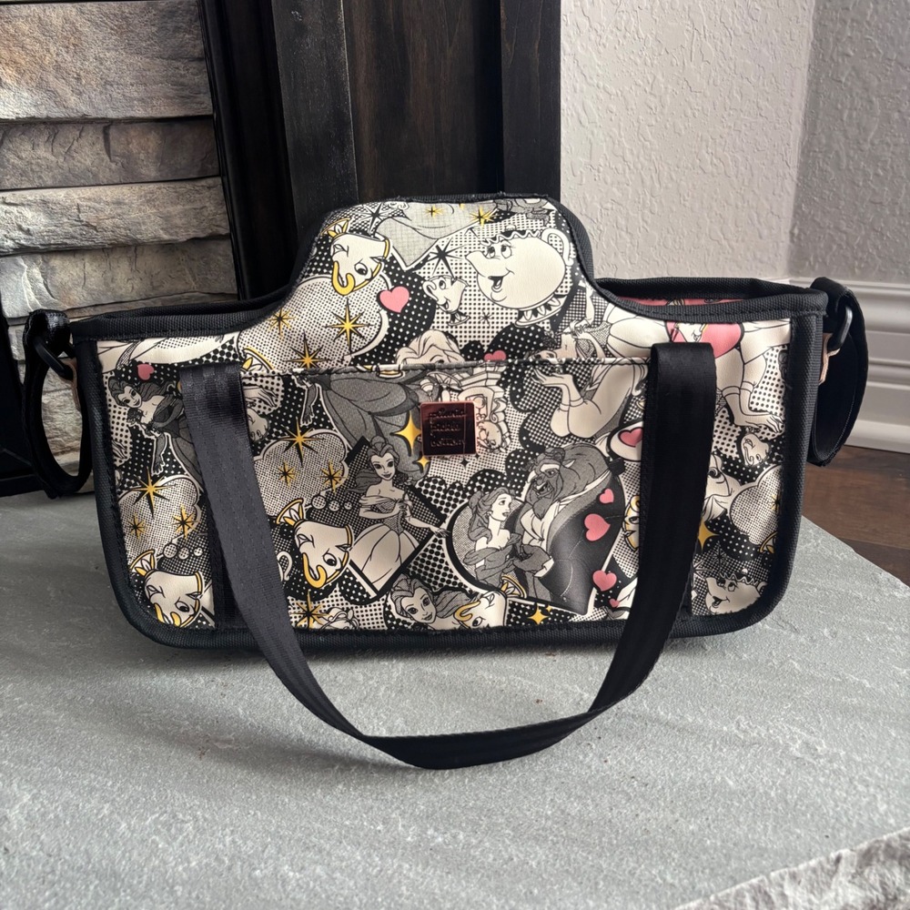 Petunia‎ Pickle Bottom Disney Beauty And The Beast Pop Art Belle Stroller Caddy